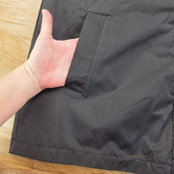 🩵NWT Black Anorak Lightweight Hooded Rain Jacket Large - Picture 11 of 14